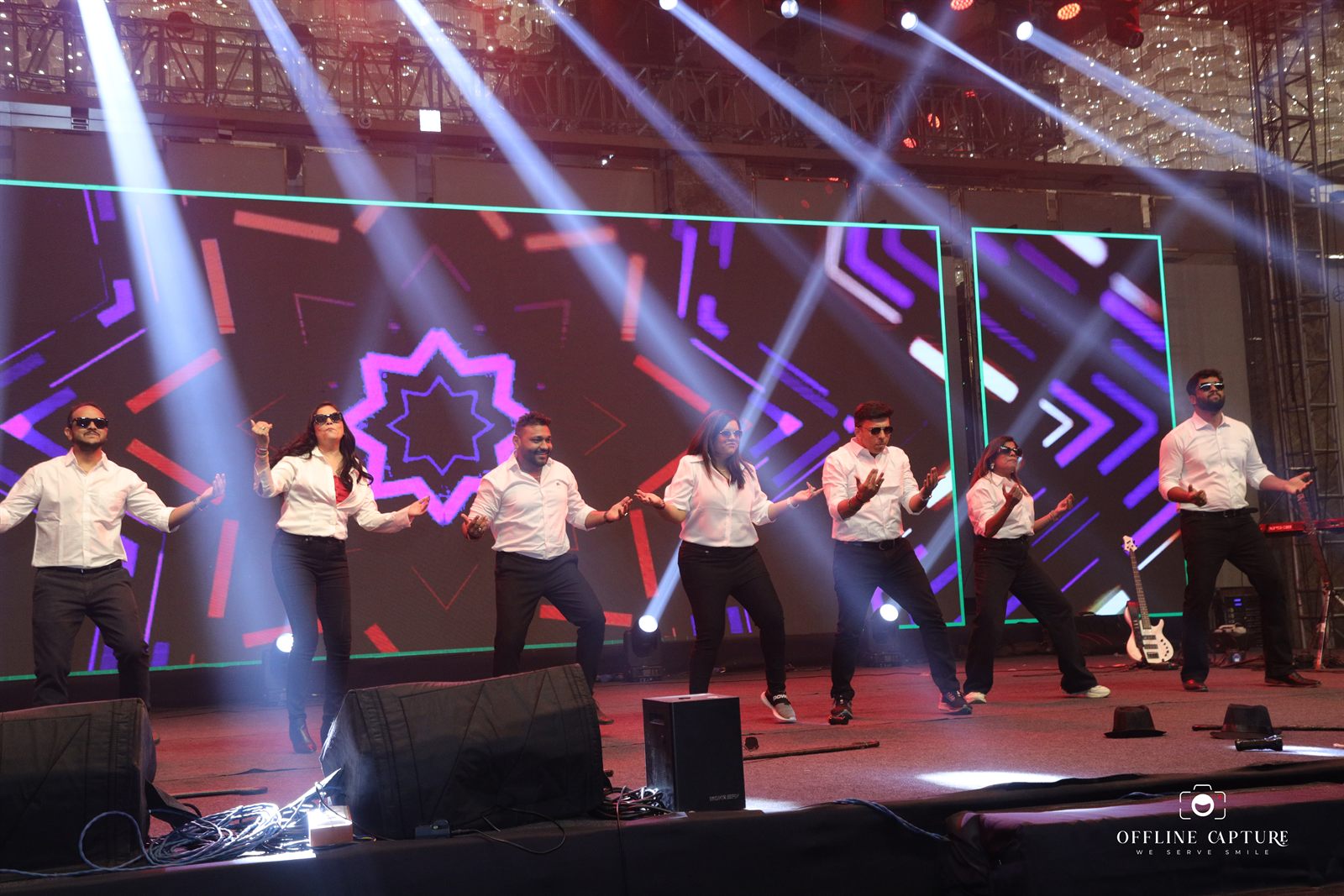 Chapter performers on stage during Sicilians Got Talent